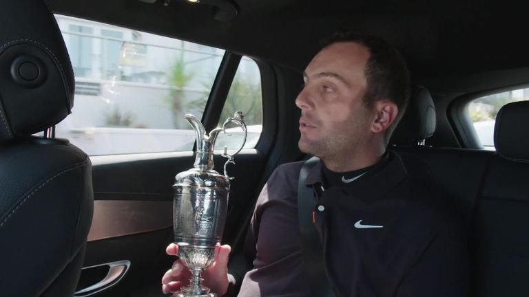 Ahead of his title defence at The Open, we followed Francesco Molinari's journey to Royal Portrush to return the Claret Jug.