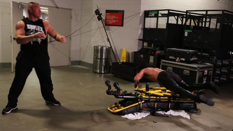 Brock Lesnar gave Seth Rollins several F5s onto a chair on last week's Raw and he could be ruled out of SummerSlam as a result