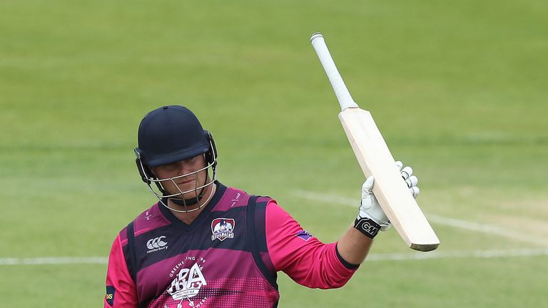 Richard Levi, is one of four players to hit a T20 century for Northamptonshire