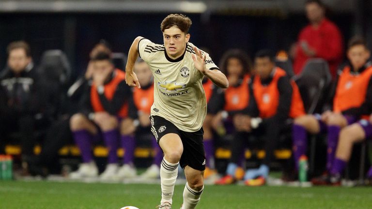 Daniel James impressed on his Manchester United debut against Perth Glory