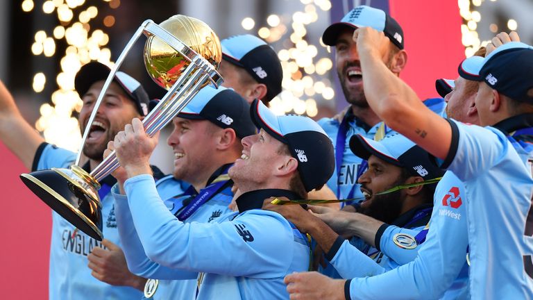 England won the Cricket World Cup a year ago