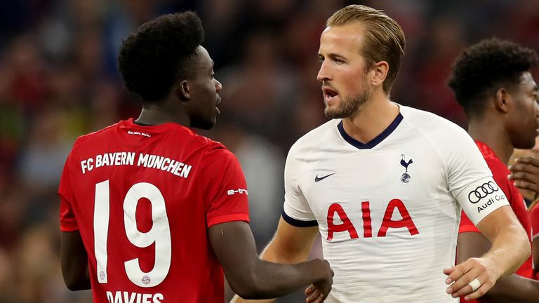 Harry Kane played 45 minutes against Bayern