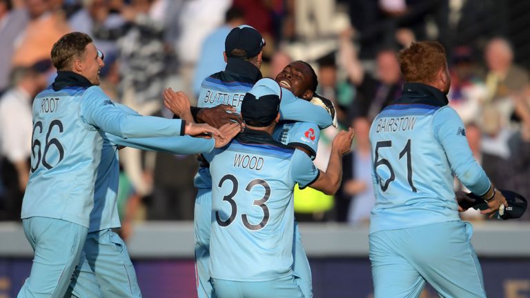 England bowler Jofra Archer says captain Eoin Morgan remained calm under pressure and never doubted his side as they won the Cricket World Cup