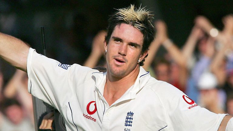 Pietersen burst onto the international scene in England's famous 2005 Ashes win