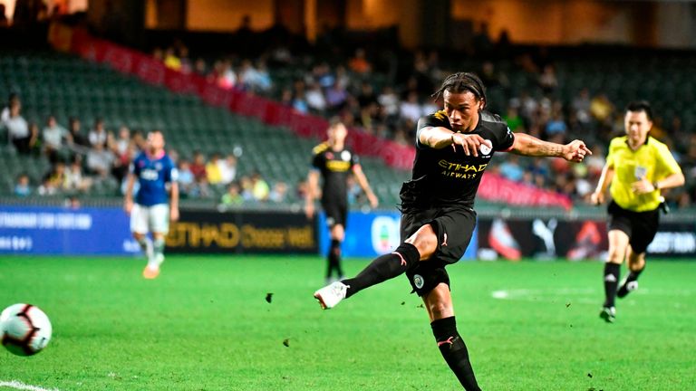 Leroy Sane trifft in der Vorbereitung auf Kitchee auf Manchester City