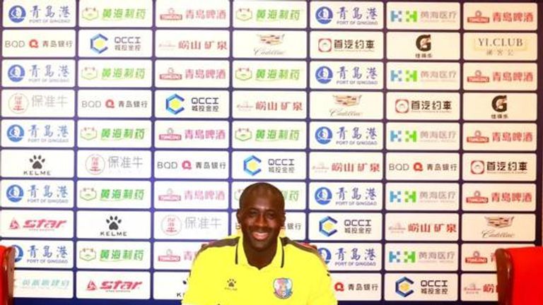 Yaya Toure has joined Chinese League One side Qingdao Huanghai