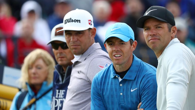 McIlroy played alongside Gary Woodland and Paul Casey on Thursday 