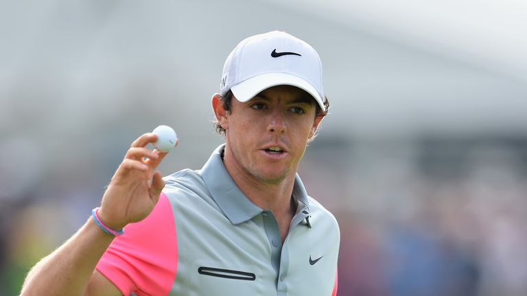 McIlroy played alongside Rickie Fowler on the final day