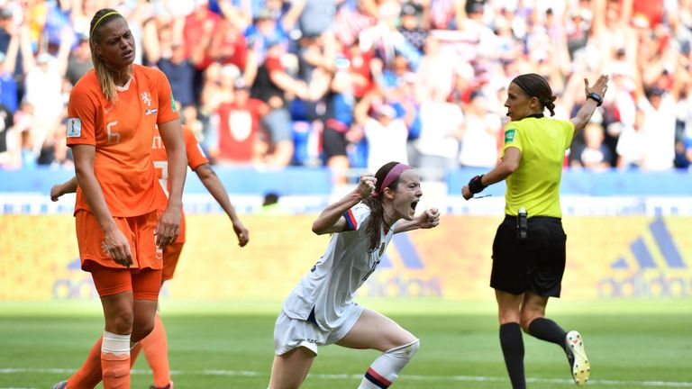 Rose Lavelle anotó un gol increíble durante la final de la Copa Mundial Femenina