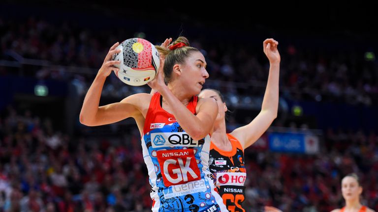 Sarah Klau of the New South Wales Swifts will enjoy her World Cup debut in Liverpool