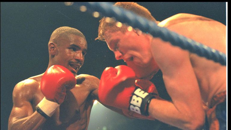 Murphy fought Steve Robinson for WBO belt during professional career