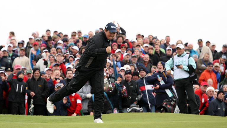 Lowry defeated Robert Rock in a play-off in 2009