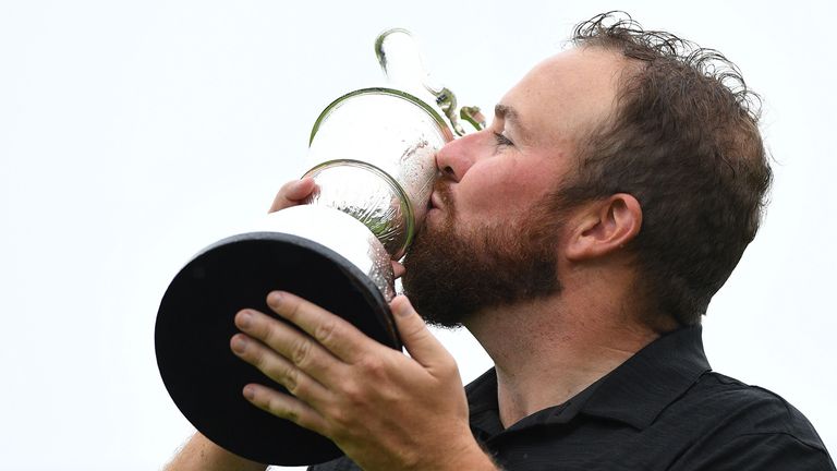 Lowry was overjoyed to get his name on the Claret Jug