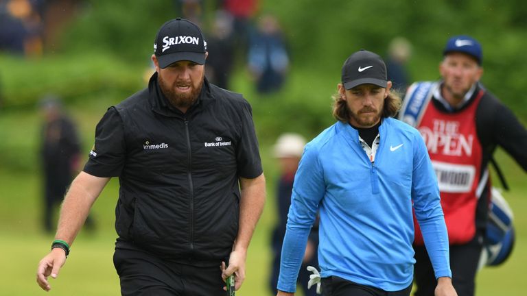 Lowry played with Tommy Fleetwood in Sunday's final round