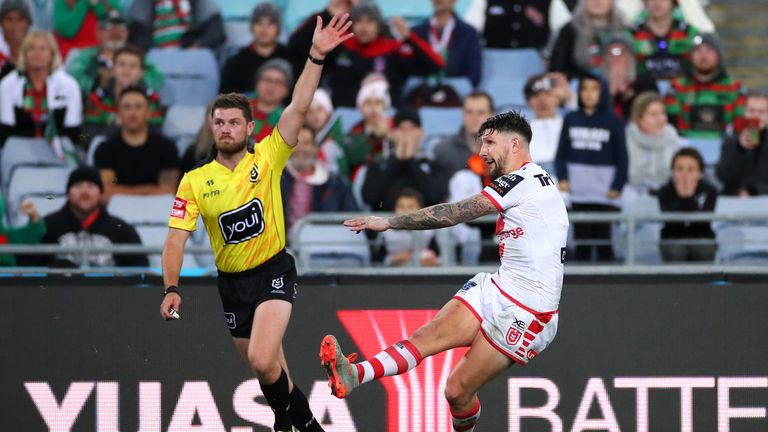Gareth Widdop made a big impact for St George-Illawarra on his return