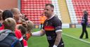 Eight-match ban for 'testicle