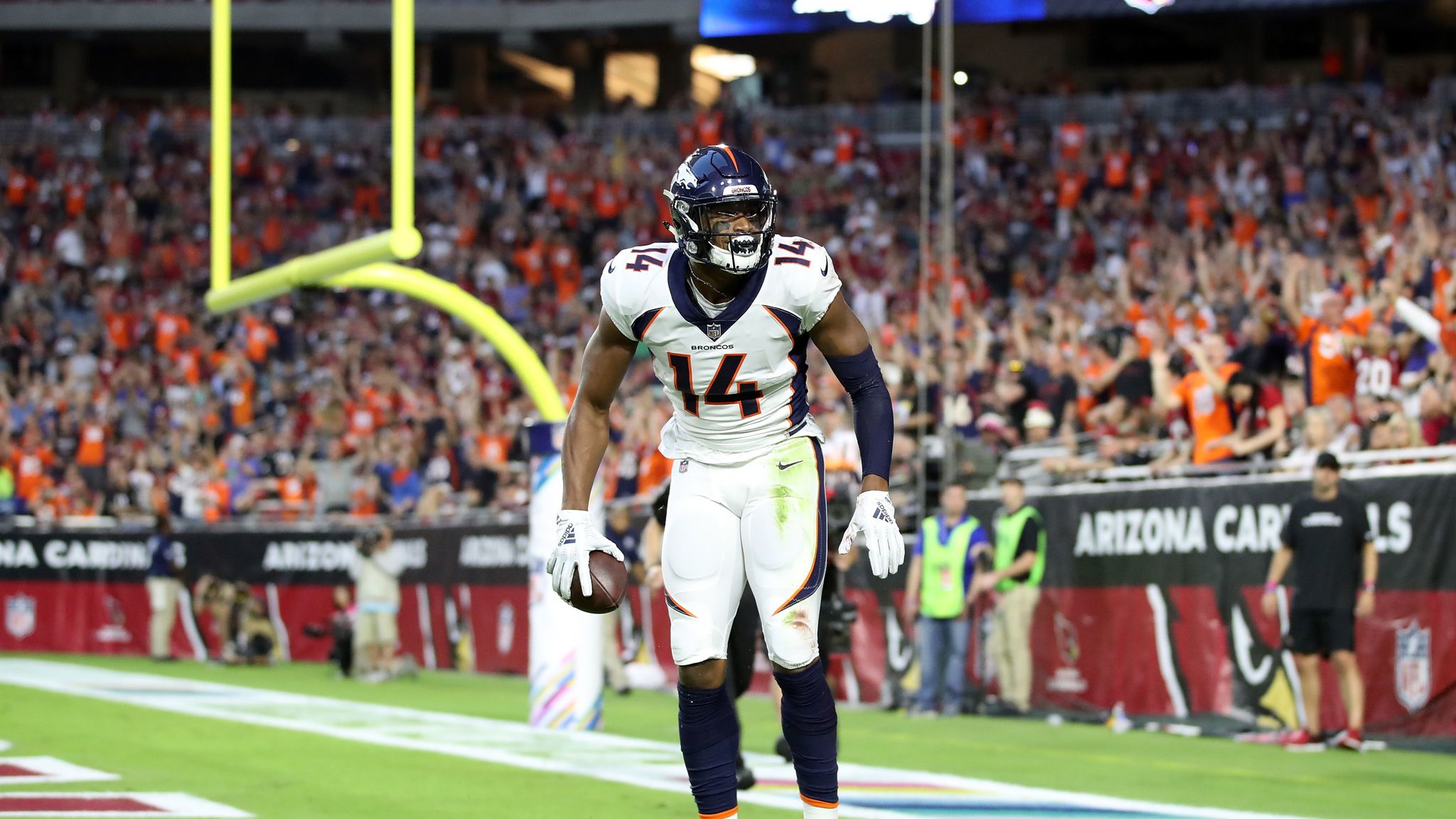 Emmanuel Sanders puts Courtland Sutton on Rookie of the Year season