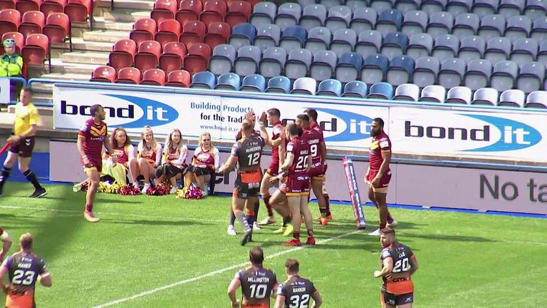 Highlights of Castleford's 24-0 victory at Huddersfield, which keeps the Tigers' play-off hopes alive