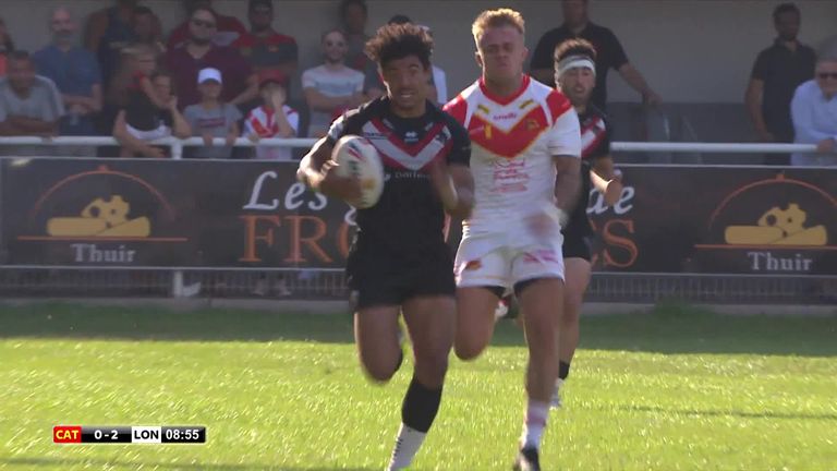 Highlights from the Betfred Super League clash between Catalans Dragons and London Broncos