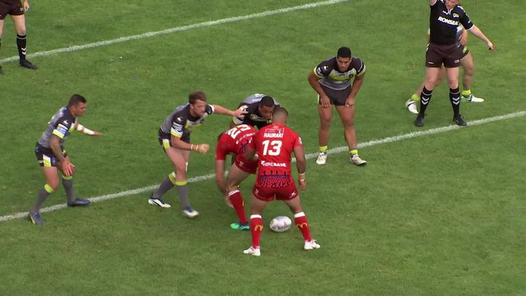 Highlights of Wakefield's important win over Hull KR as Super League's dramatic relegation battle continues.