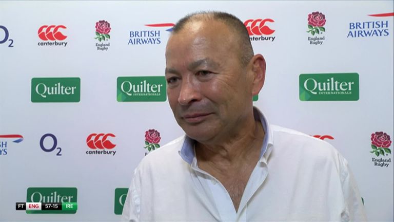Eddie Jones said 'we have a lot more in us' after England's big win vs Ireland