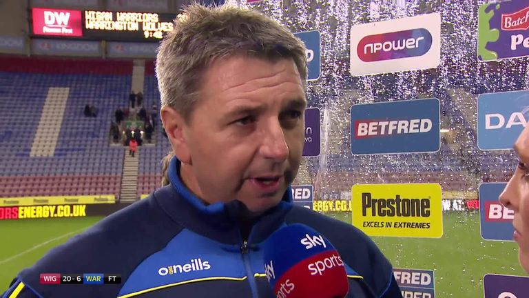 Warrington head coach Steve Price had few complaints following the defeat away to Wigan