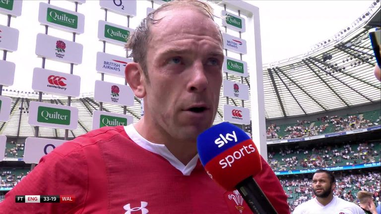 Wales captain Alun Wyn Jones reflects on the 33-19 defeat to England