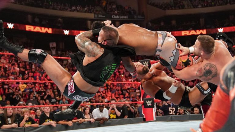 We've picked out the biggest and best wrestling moves from Monday Night Raw