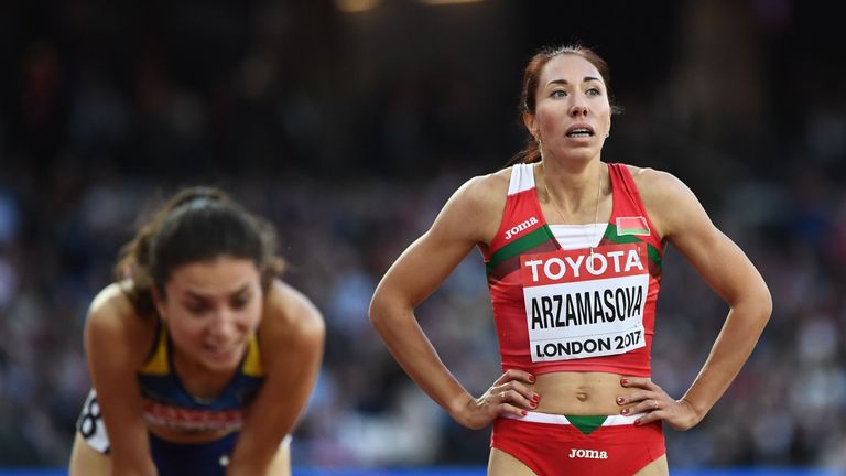 Arzamasova won the 800 meters at the 2015 worlds in Beijing