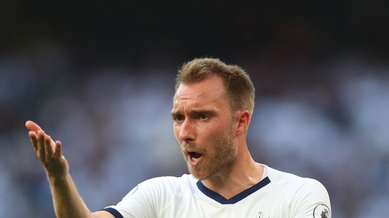 Christian Eriksen was linked with a Spurs exit during the summer