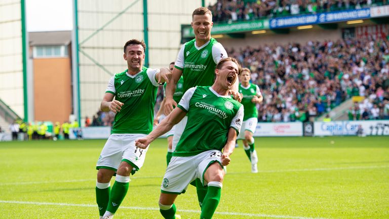 Scott Allan returned to Hibernian