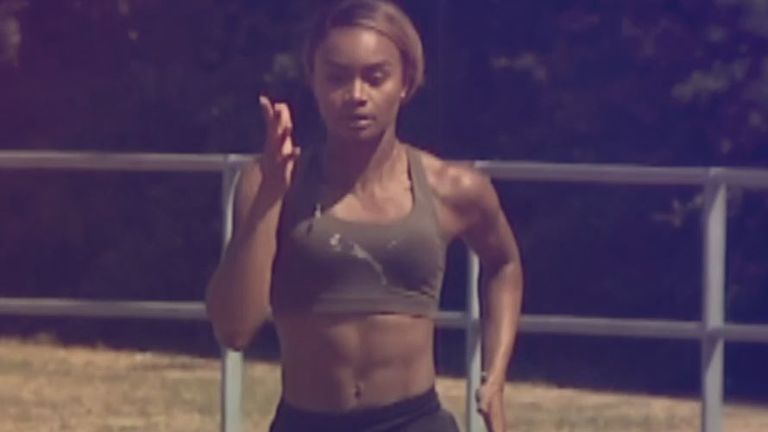 GB sprinter Imani Lansiquot fired up.......