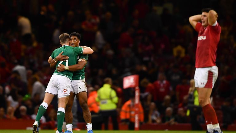 Ireland clinched a much-needed victory, while a much-changed Wales lost at home for the first time since 2017