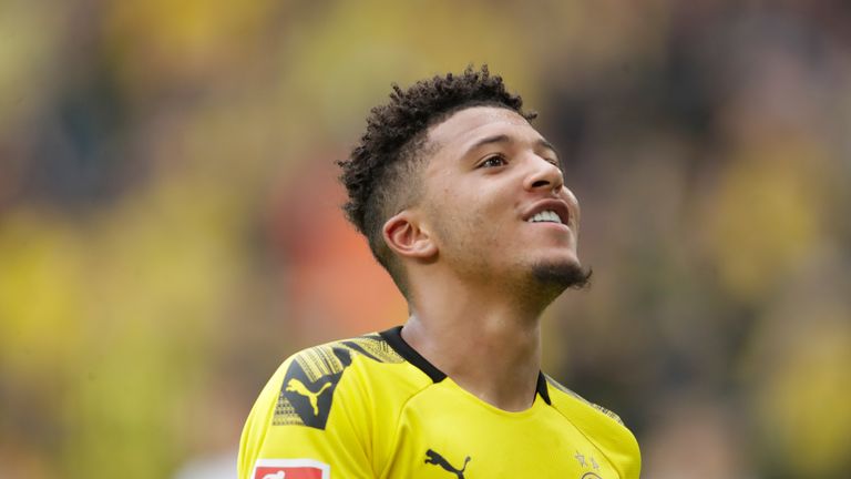 Sancho has already celebrated two goals for Dortmund from three games this season