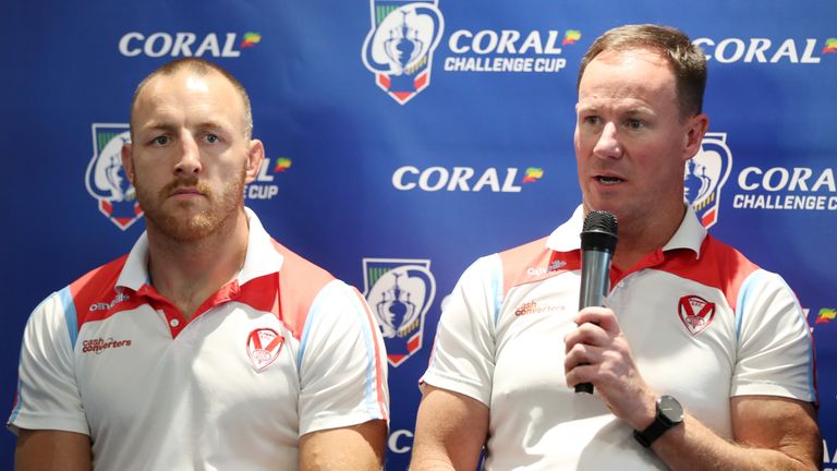 Justin Holbrook joined St Helens midway through the 2017 season