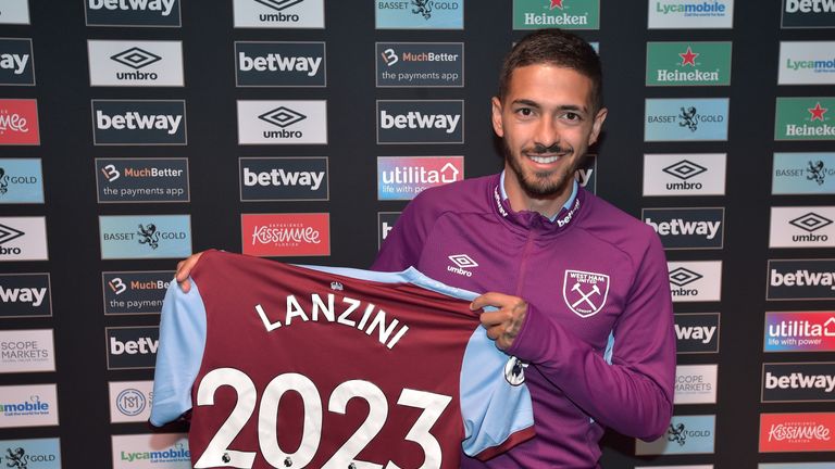The Argentine's deal comes with the option of a two-year extension. Credit: West Ham United Football Club