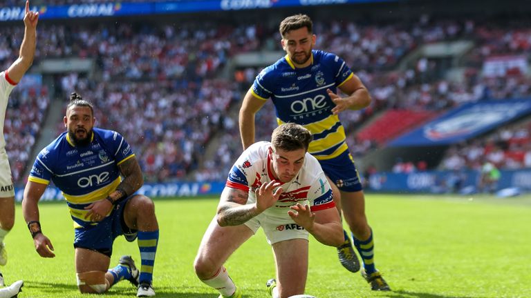 Mark Percival was one of the St Helens players to have a try disallowed