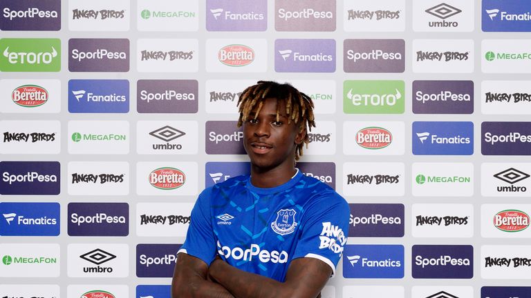Moise Kean has completed his move to Everton from Juventus