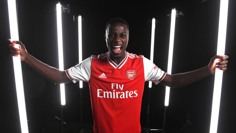 Nicolas Pepe joined Arsenal from Lille