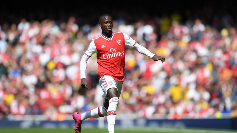 Nicolas Pepe could be in line for his first Arsenal start this weekend