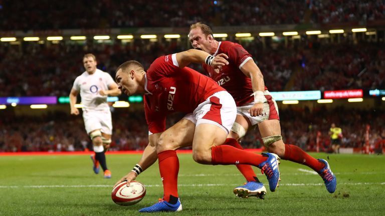 Watch highlights of Wales' 13-6 victory over England at the Principality Stadium on Saturday