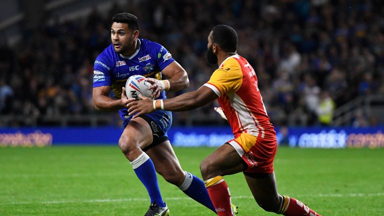 Rhyse Martin showcased his kicking and handling skills on a fine night for Leeds