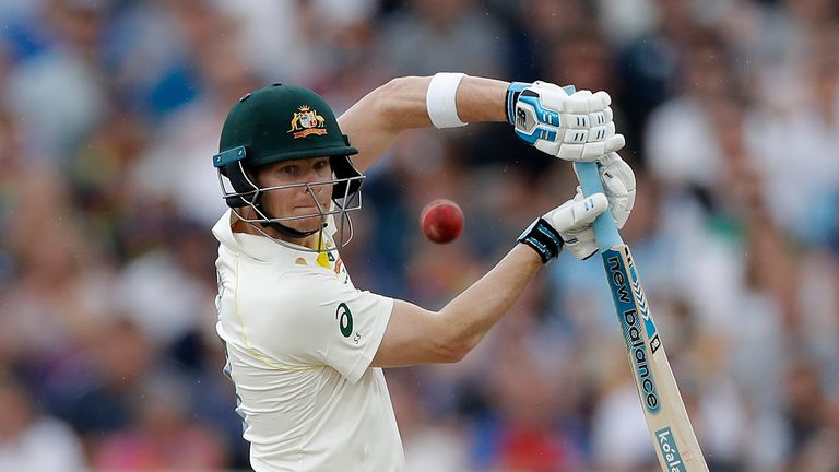 Steve Smith scored just over 50 per cent of Australia's first innings total