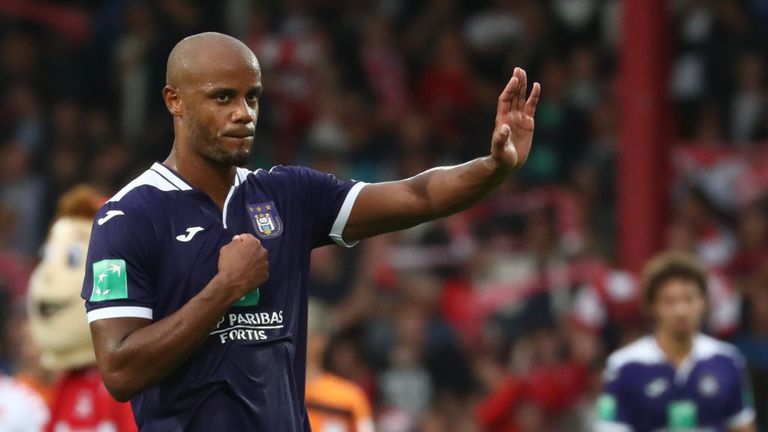 Kompany regresó a Bélgica con Anderlecht, donde comenzó su carrera.