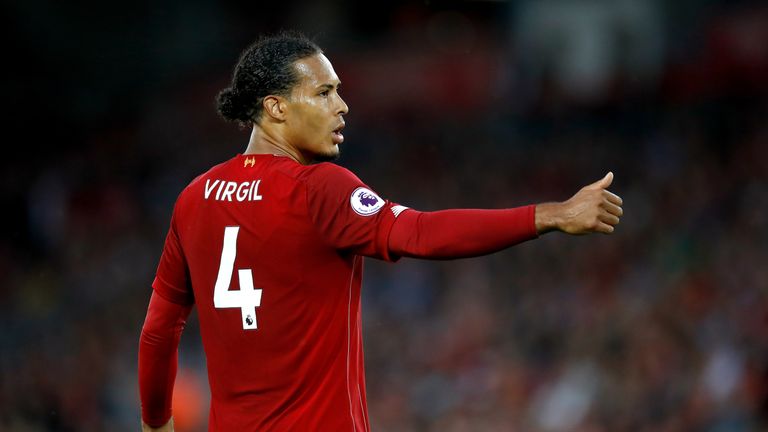 Liverpool defender Virgil van Dijk was runner-up behind Messi