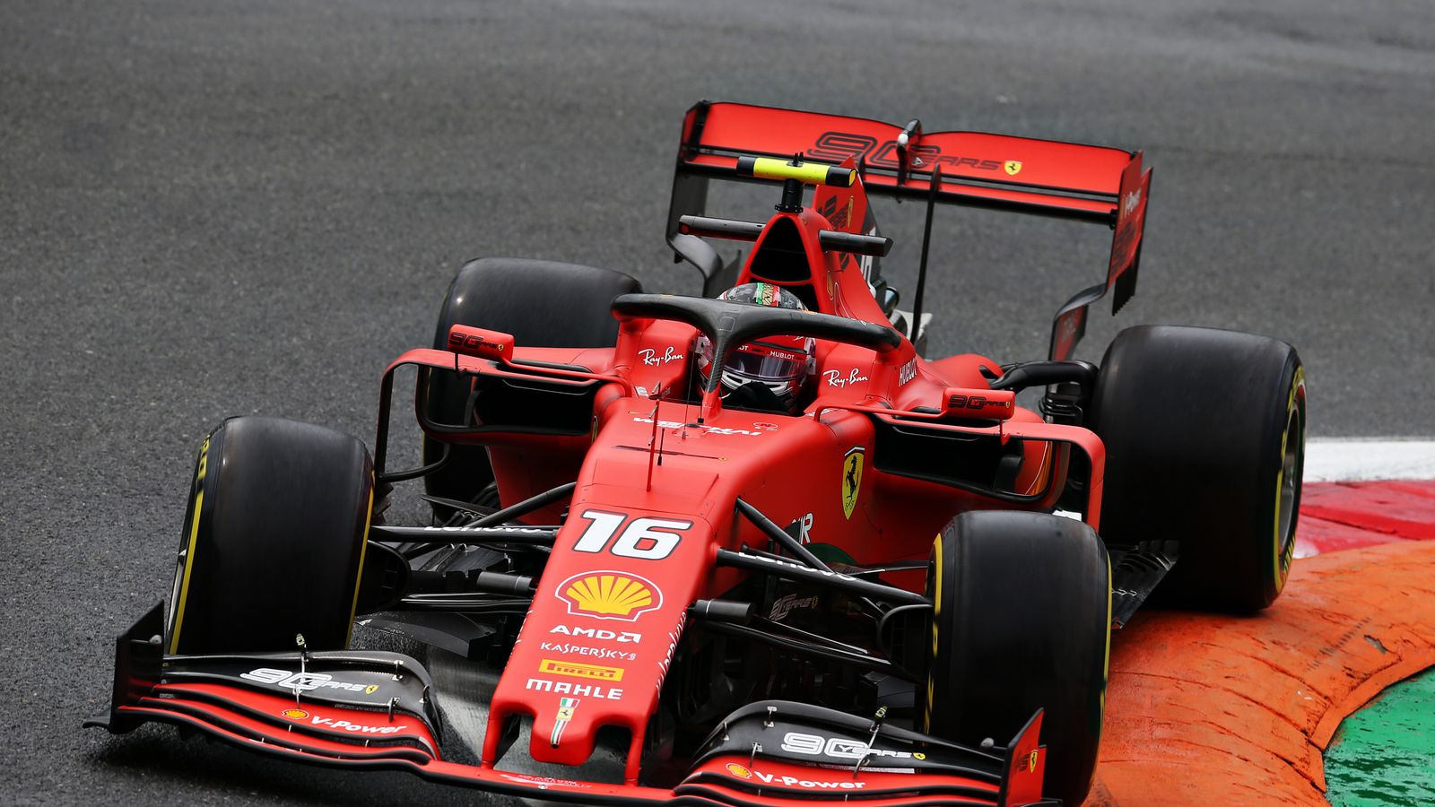 Italian Gp Practice One: Charles Leclerc Ahead, Sergio Perez Crashes 