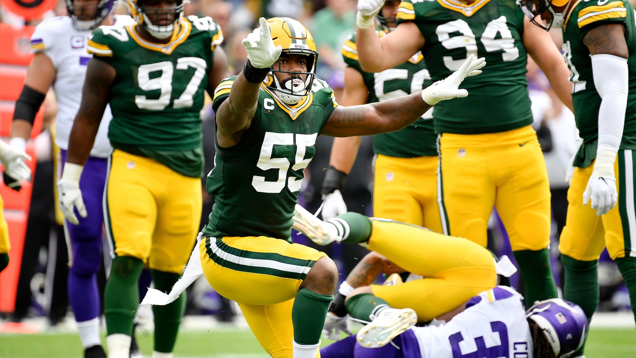 Packers, Vikings season opener: Minnesota's Za'Darius Smith fired up