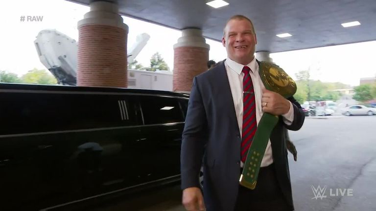 Mayor Glenn Jacobs - better known as Kane - won the WWE 24/7 title prior to last night's Raw