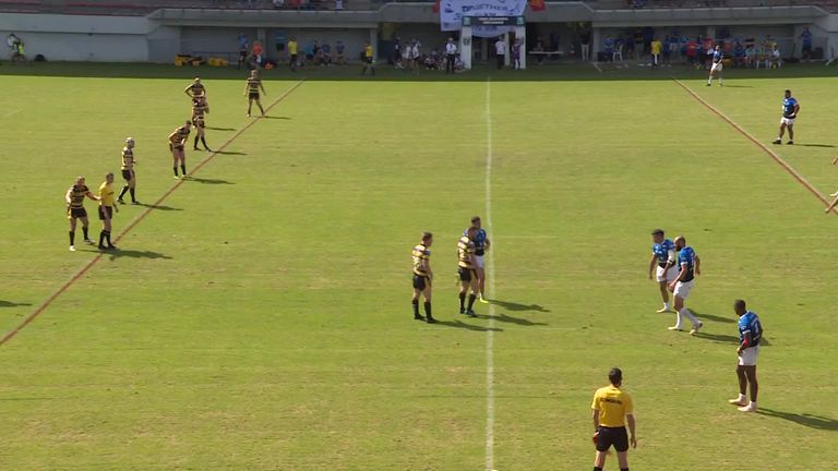 Watch highlights from the Championship play-off clash between Toulouse Olympique and York City Knights