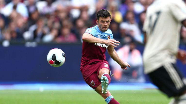 Aaron Cresswell scored in West Ham's last victory against Manchester United in September